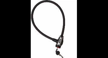 Simson Lichtgewicht kabelslot - 12mm dikte - 65cm lengte - mat zwart - inclusief sleutels