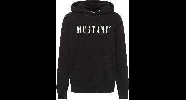 Mustang Heren Sweatshirt BRONSON regular fit Zwart L Volwassenen