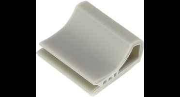 TRU COMPONENTS Bevestigingssokkel TC-6645720 Voor lintkabel Lichtgrijs 100 stuk(s)