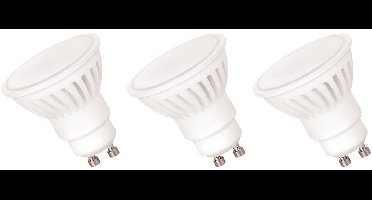 Spectrum LED Lamp GU10 230V 10W - 930 Lumen - 6000K Koud wit - Helder daglicht - Energiezuinig - 3 stuks