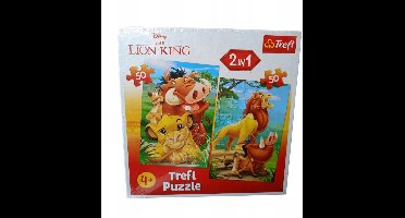 Trefl Leeuwenkoning 2-in-1 Puzzel (100 Stukjes)