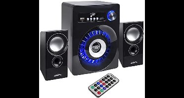 Audiocore AC910 2.1 Bluetooth Multimedia Speaker System Speaker Subwoofer 280W P.M.P.O. Radio SD Card Slot AUX