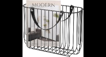 DailySupplies® Krantenbak - Lectuurmand - Krantenmand -Zwart