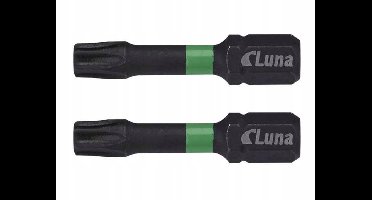 Luna TS20 Impact Torx TX20 Bit met gat - 2 stuks