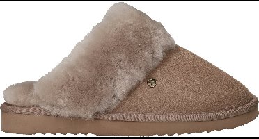 Warmbat Flurry Suede Dames Sloffen - Taupe