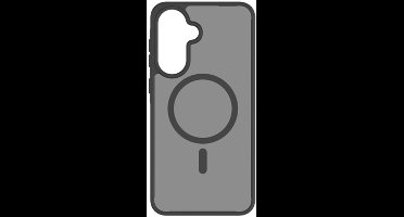 Just in Case hoesje geschikt voor Samsung Galaxy A36 / A56 Hoesje geschikt voor MagSafe - Military Grade Backcover - Zwart