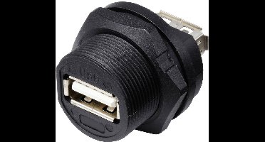 TRU COMPONENTS TC-E13T-FU2-PRF TC-13543548 USB 2.0-bus naar bus IP67 (schroefdraad) 1 stuk(s)