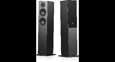 Audio Pro A48 W Smart Multiroom Actieve Vloerstaande Luidsprekers - Audio Pro Multiroom (Linkplay) - Ruimtecorrectie - 2x130W Speakers - Zwart
