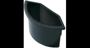 Helit prullenbak The German Line 18 liter lichtgrijs