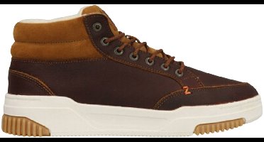 HUB Mark 2.1 Sneakers Heren - Leren Sneaker - Cognac - Maat 43