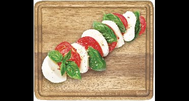 Metaltex snijplank akazienhout 31x21 cm met sapgeul