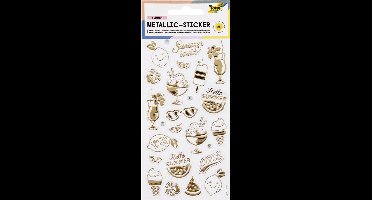 Folia metallic sticker Regenwoud, velformaat: 95 x 175 mm