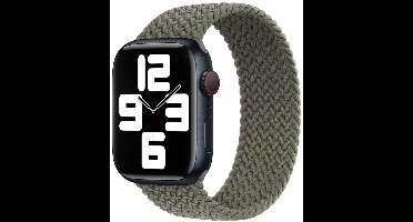 Apple Gevlochten solobandje voor de Apple Watch | 44/45/46/49 mm - Maat 2 - Olive