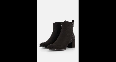 Marco Tozzi Enkellaarsjes zwart Textiel - Maat 41