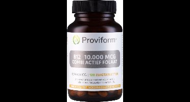 Proviform Vitamine B12 10.000mcg combi actief folaat 120 Zuigtabletten