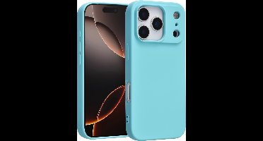 TUNIQ Back cover voor iPhone 17 Pro - Slank ontwerp - Verhoogde camerabescherming - Coral Blue
