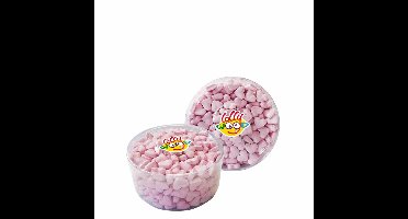 Lollywood Dextrose Vruchtenhartjes Roze - 850 gram
