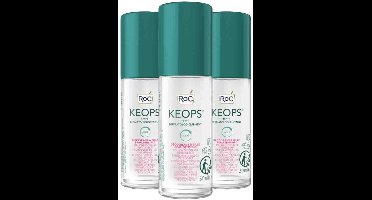 RoC Keops Deodorant Roller Sensitive - 3 x 30 ml - Voordeelverpakking