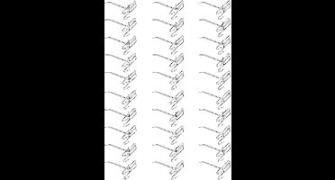 TheLau - Pegboard Tang Houder Set 30 stuks | Supermarkt Haken | Ijzeren Rooster Plank Haken | Sieraden Display Plank Haken | 3.5mm Dikte | Winkel Supermarkt Benodigdheden