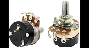 WH138-1 B10K Rotary Potentiometer met Schakelaar – B10K – 6mm As