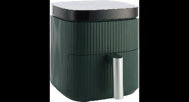 Greenpan Silhouette Air Fryer XL - 5L - enkele mand - tot 4 personen - PFAS-vrij - 12 programma's - Automatisch uitschakelen - Met timerfunctie - Moroccan Green