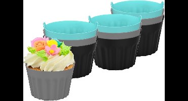 Ramekins voor Air Fryer - Air Fryer Egg Moulds - 9PCS Silicone Muffin Moulds - Muffin Molds