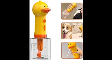 Elektrische Schuimende Shampoo Dispenser - Voor Het Wassen Van Honden En Katten - Oplaadbare Zeepdispenser - Geschikt Voor Het Wassen Van Huisdieren, Badkamer, Keukengootsteen En Toiletreiniging