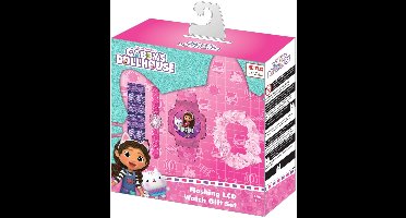 Accutime - LCD Gabby's Dollhouse Horloge Met Accessoires