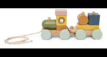 Trixie Houten Mini Dierentrein – 18m+ – FSC hout - Leuk als verjaardagscadeau