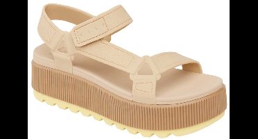Reef Water Rem Higher Platform Sandalen Beige EU 38 1/2 Vrouw