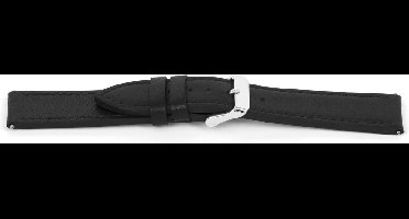 Horlogeband I143 Zwart H79 Leder 24x22mm