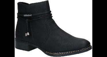 Rieker Zwarte Enkellaarzen  Dames 40