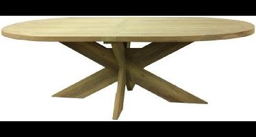 Van der Leeden Ovalen tuintafel - Teak