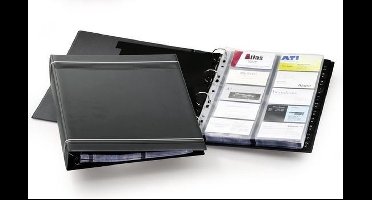 Durable VisiFix A4 rotary- & visitekaartmap 20 vakken