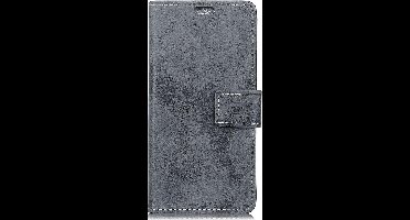 Shop4 - Asus Zenfone Max M2 Hoesje - Wallet Case Vintage Grijs