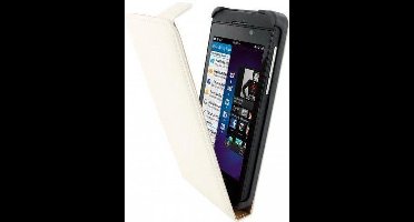 Mobiparts Premium Flip Case BlackBerry Z10 White