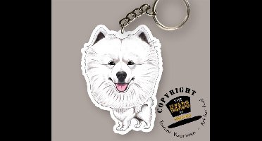 Sleutelhanger Hond Samojeed