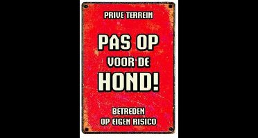 Plenty gifts waakbord blik pas op voor de hond - Default Title