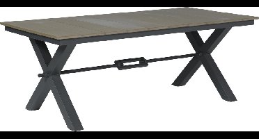 Garden Impressions Robusto Tuintafel 200x100 cm - Carbon Black
