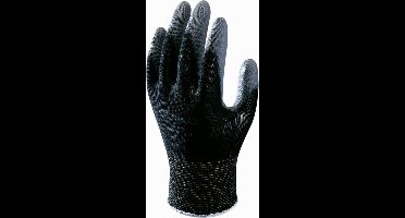 Showa BO-500 Palm Fit Glove Werkhandschoenen Zwart - Maat L