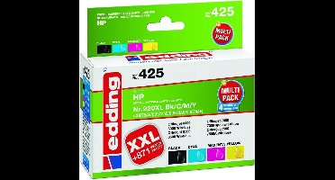 Edding Inktcartridge vervangt HP 920, 920XL Compatibel Combipack Zwart, Cyaan, Magenta, Geel 18-425