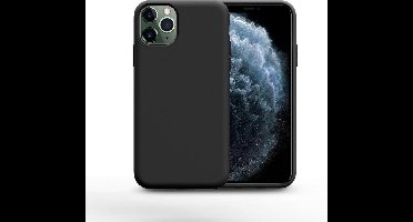 Nano Silicone Back Hoesje Geschikt voor iPhone 11 Pro Max – Zwart