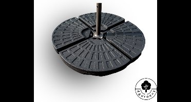 4gardenz® 60 KG Verzwaringsset Parasolvoet voor Zweefparasols - Vulbaar met Water en Zand