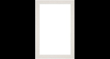 Passe-Partout Fotomaat 55x85 cm - Lijstmaat 61x91,5 cm - Lichtgrijs - Museumkarton - Fotolijst niet inbegrepen