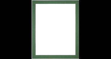Passe-Partout Fotomaat 35x50 cm - Lijstmaat 40x55 cm - Groen Bos - Museumkarton - Fotolijst niet inbegrepen