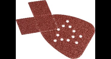 IRWIN Set Schuurstroken BLACK+DECKER Mouse 10PCS, klittenband, 3x K80, 2x K120, 2x K180, 3x K240