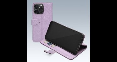 Mobilize Telefoonhoesje geschikt voor Apple iPhone 15 Pro Hoesje | Mobilize Premium Gelly Wallet Bookcase Portemonnee | Pasjeshouder voor 3 Pasjes | Telefoonhoesje voor Pinpas / OV Kaart / Rijbewijs - Paars