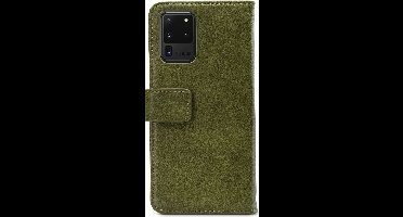 Mobilize - Samsung Galaxy S20 Ultra Hoesje - Elite Gelly Wallet Book Case Groen