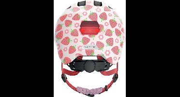 Abus Smiley 3.0 Led - Fietshelm - Kinderen Pink Strawberry M (50 - 55 cm)