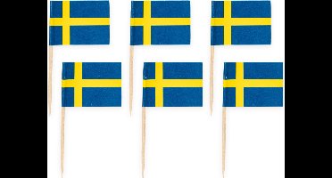 150x Cocktailprikkers Zweden - Hapjes Cocktail Tapas Zomer Terras